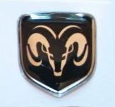 3D Custom Ram Head Steering Wheel Badge 05-10 Dodge Vehicles